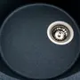 Гранітна мийка для кухні Platinum 5847 ONYX матова (антрацит)