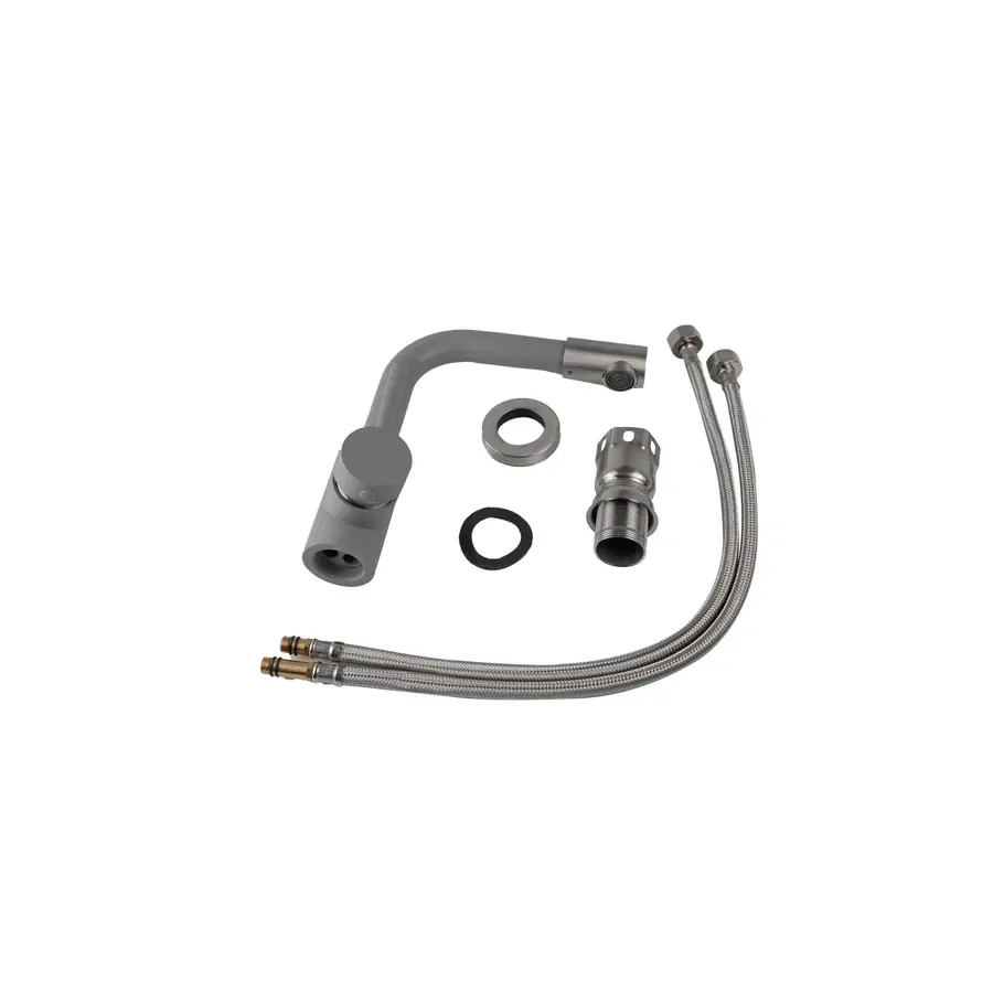 Змішувач Germece 8530 СІРИЙ МЕТАЛІК