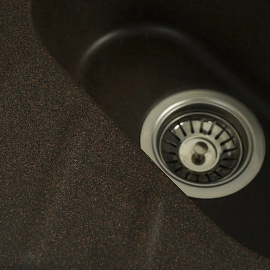 Гранітна мийка для кухні Platinum 9250UW LARGO глянець Шоколад