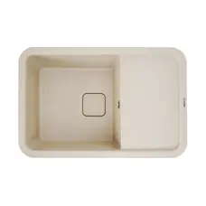 Гранітна мийка для кухні Platinum 7850 CUBE матова Сафарі