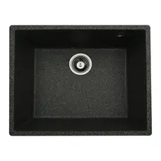 Гранитная мойка для кухни Platinum 5444 OASIS матовая Графит