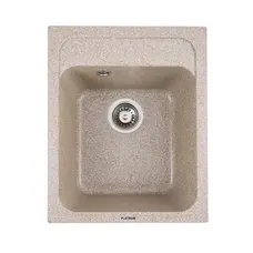 Гранітна мийка для кухні Platinum 4050 KORRADO матова Карамель