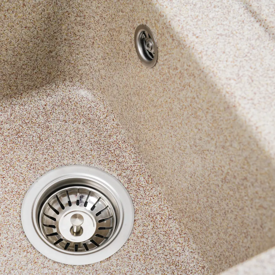 Гранітна мийка для кухні Platinum 4050 KORRADO матова Карамель