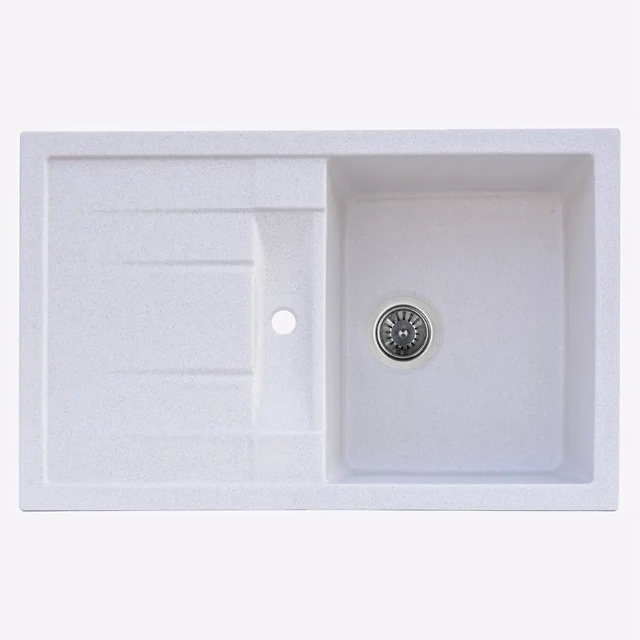 Гранітна мийка для кухні Platinum 7850 PRETSO глянець Топаз