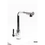 Смеситель кухонный с выдвижной лейкой FC-1 Platinum (polished)