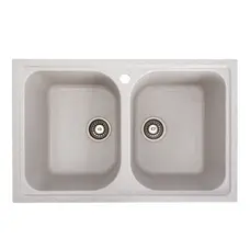 Гранітна мийка для кухні Platinum 7950 Equatoria глянець Топаз