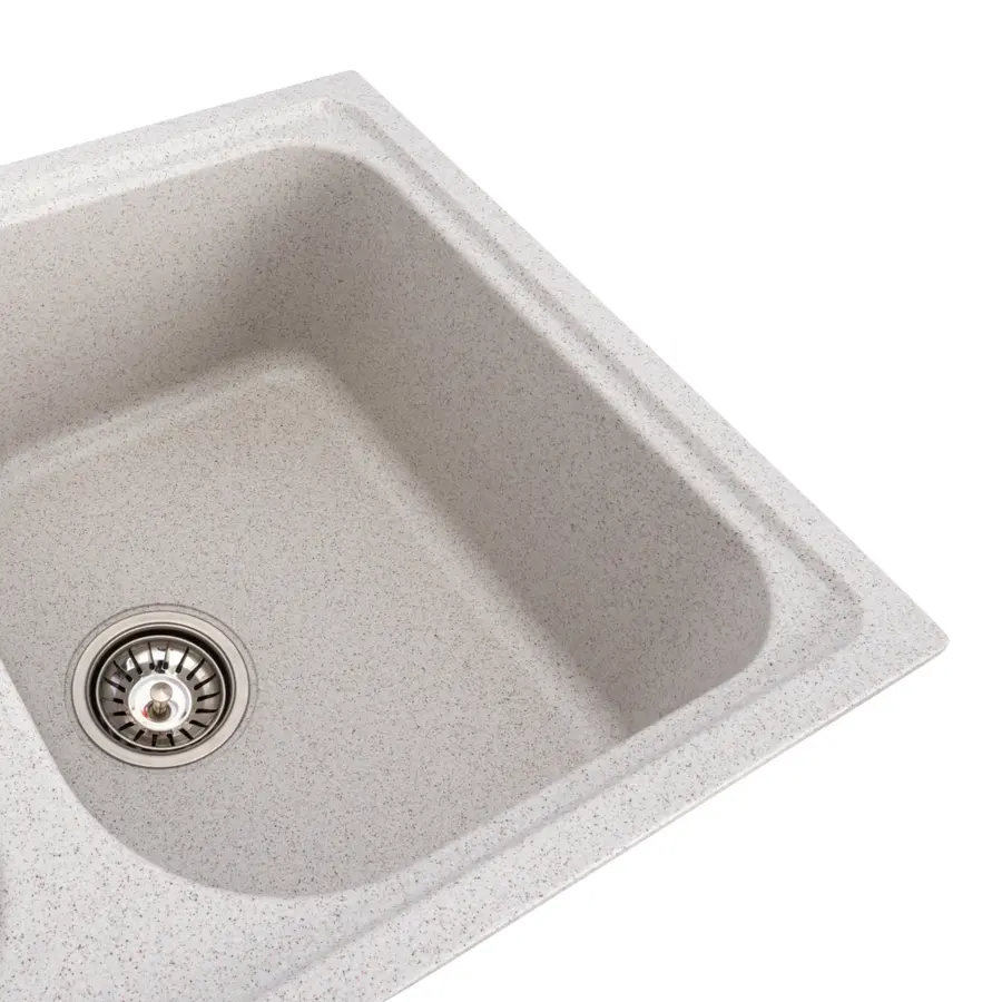 Гранітна мийка для кухні Platinum 7950 Equatoria глянець Топаз