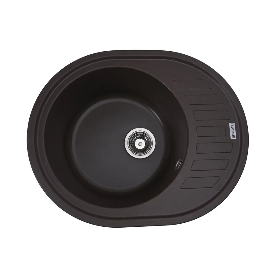 Гранітна мийка для кухні Platinum 6250 SOUL матова Мокко