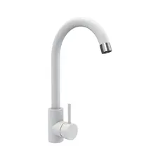 змішувач кухонний Platinum NS01 (3008A-NA) Білий в крапку