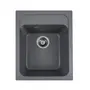 Гранітна мийка для кухні Platinum 4050 KORRADO матова Сірий мусон