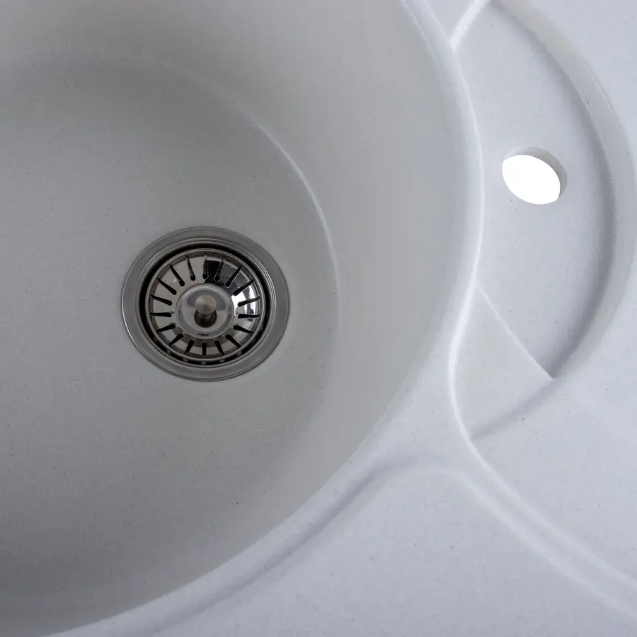 Гранітна мийка для кухні Platinum 7750 GAZZO глянець Біла