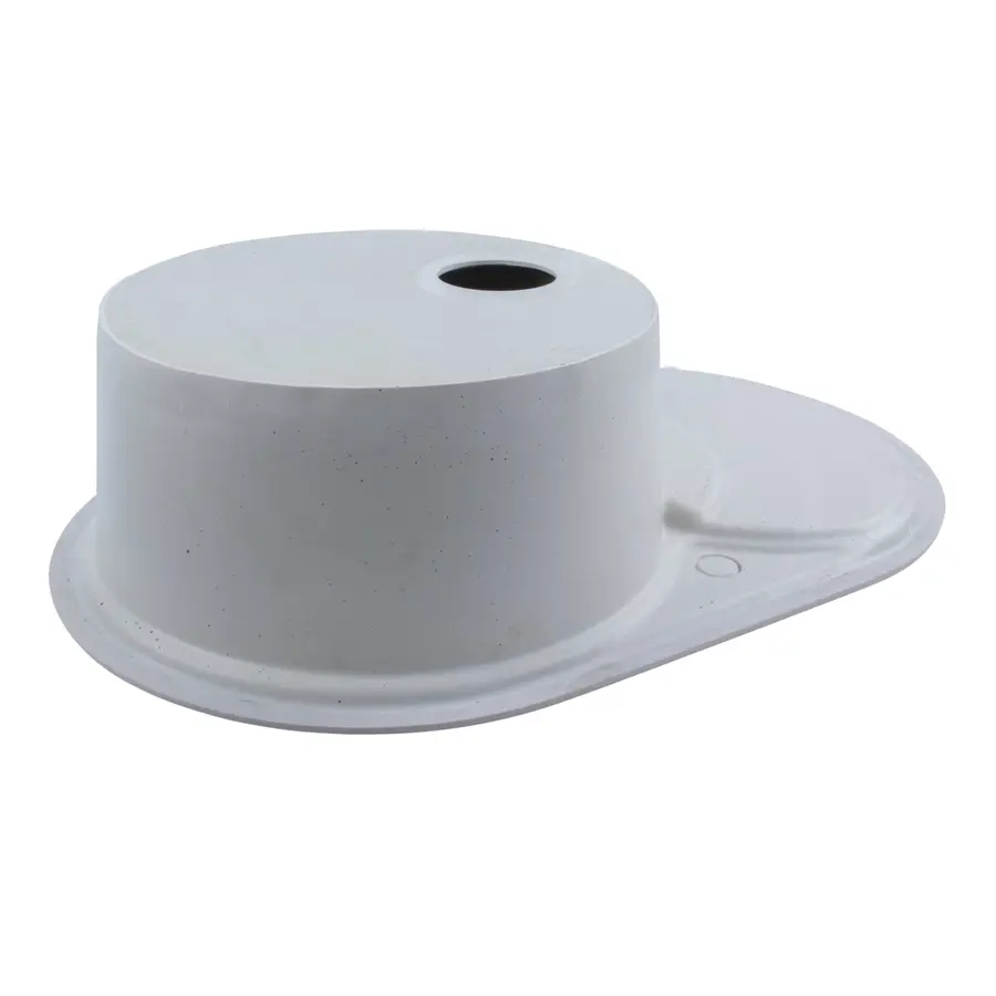 Гранітна мийка для кухні Platinum 7750 GAZZO глянець Біла