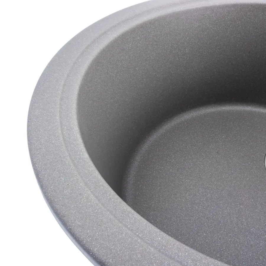 Гранітна мийка для кухні Platinum 5847 ONYX матова (сірий мусон)