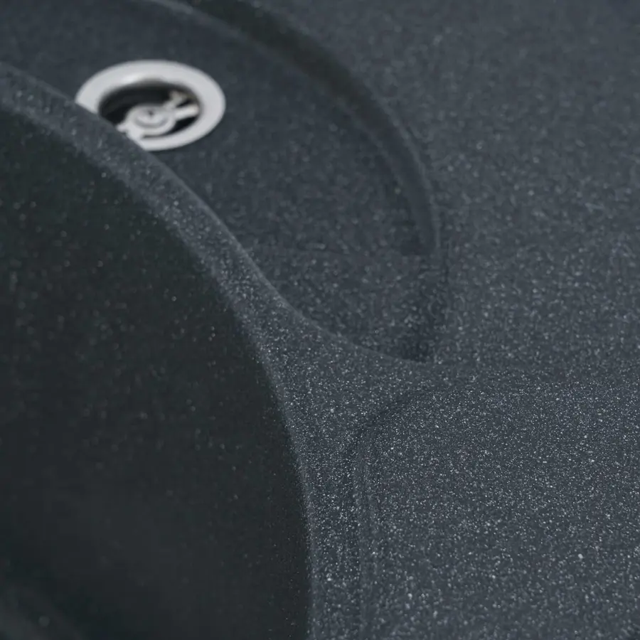 Гранітна мийка для кухні Platinum 7750 GAZZO глянець Антрацит