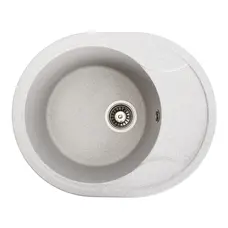 Гранітна мийка для кухні Platinum 5847 ONYX матова (топаз)