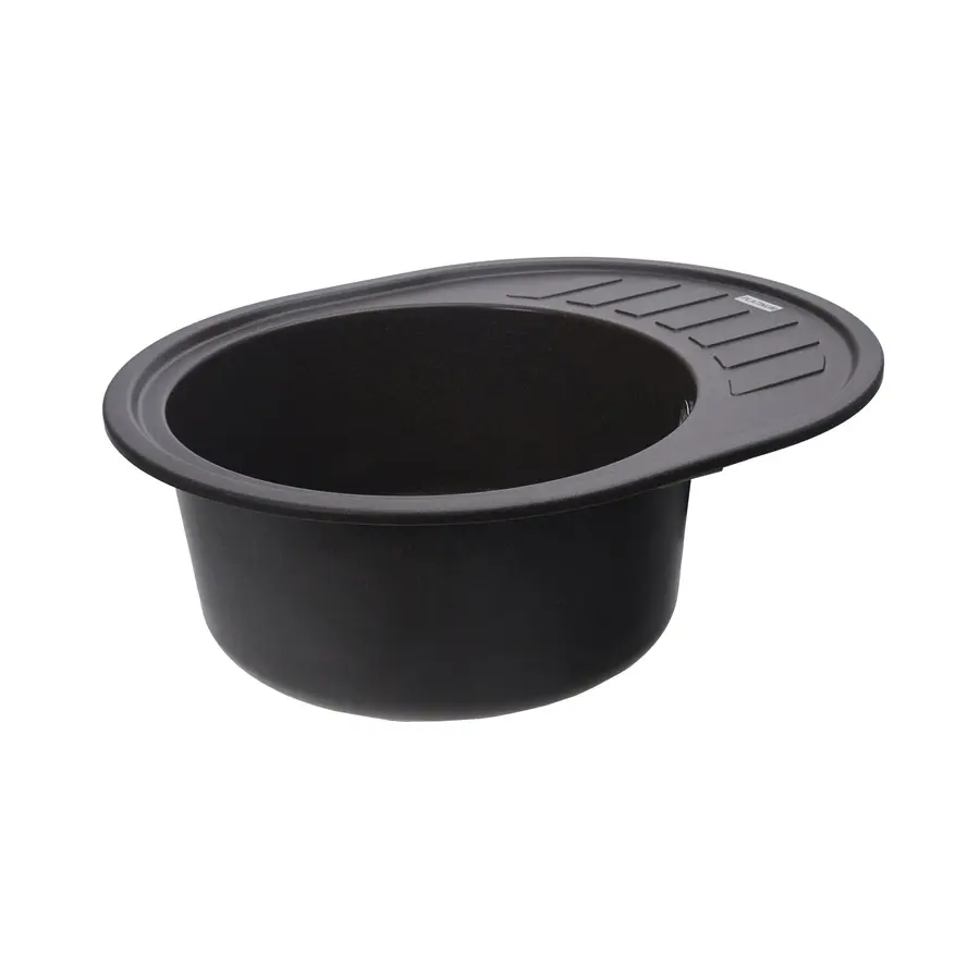 Гранітна мийка для кухні Platinum 6250 SOUL матова Шоколад