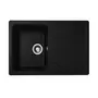 Гранітна мийка для кухні Platinum 7850 VERONA матова Чорна