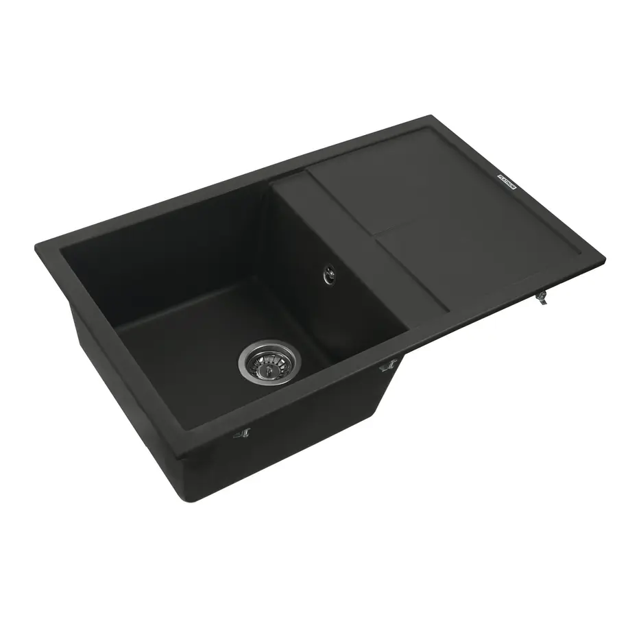 Гранитная мойка для кухни Platinum 7950 Selena матовая Черная