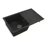 Гранитная мойка для кухни Platinum 7950 Selena матовая Черная