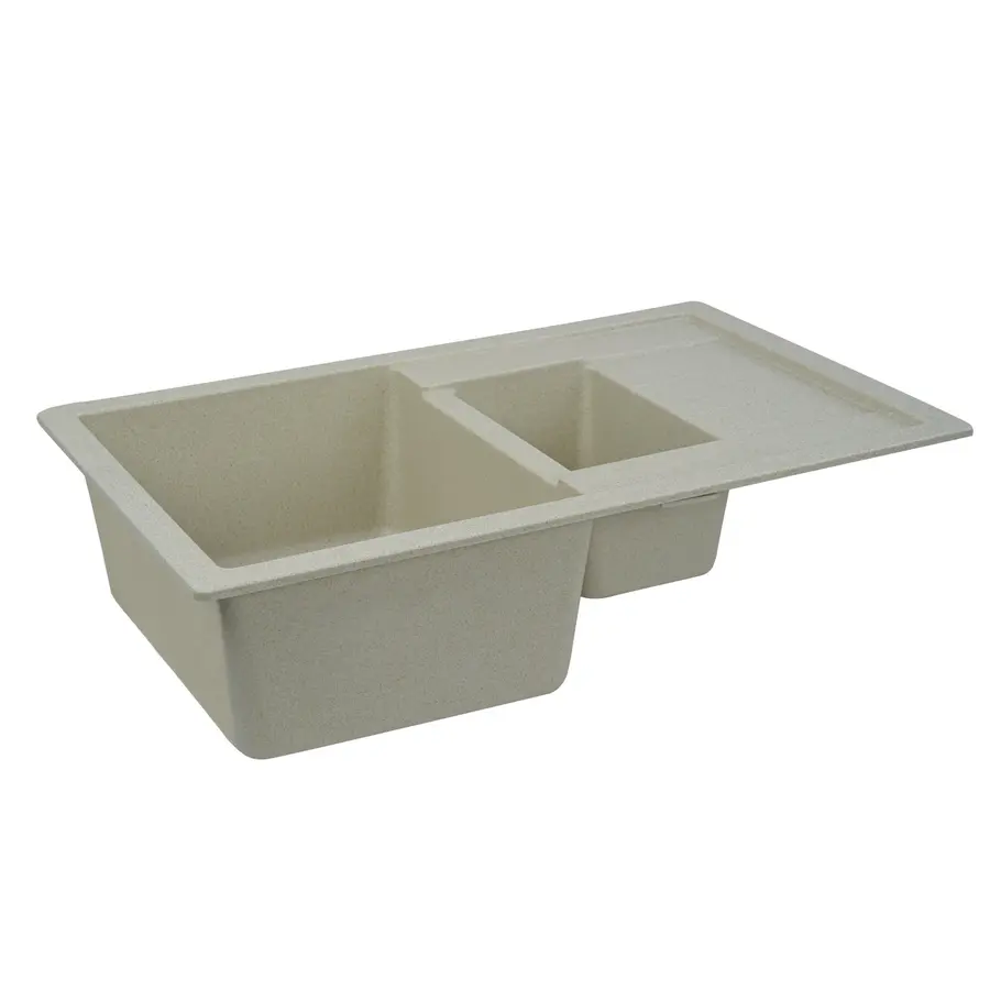 Гранітна мийка для кухні Platinum 7850W KESSAN глянець Пісок