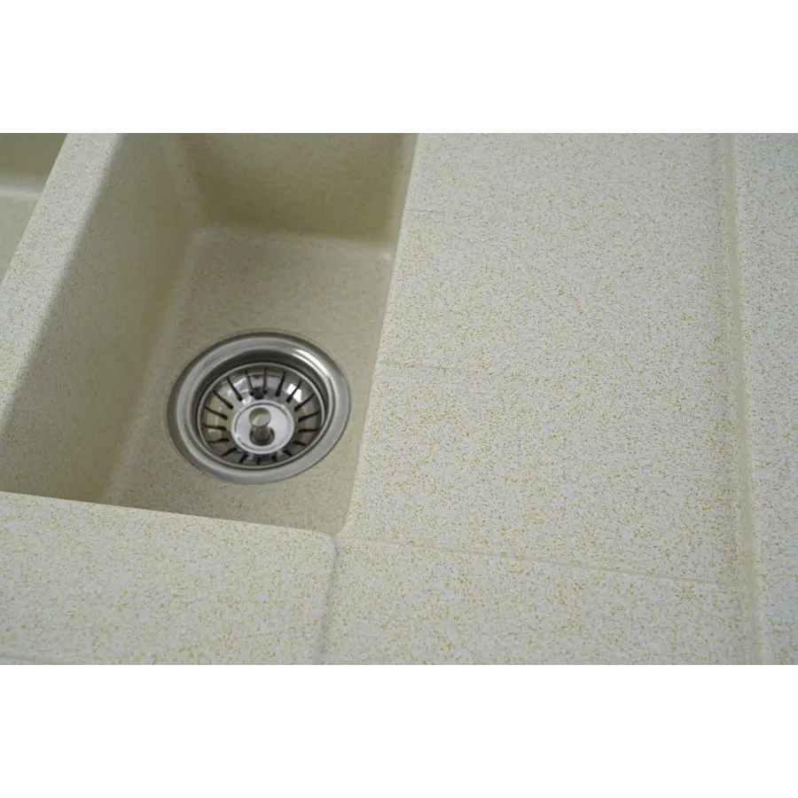 Гранітна мийка для кухні Platinum 7850W KESSAN глянець Пісок