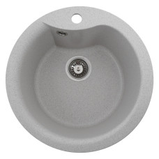 Гранітна мийка для кухні Platinum 480 TURAS матова Топаз