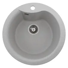 Гранітна мийка для кухні Platinum 480 TURAS матова Топаз