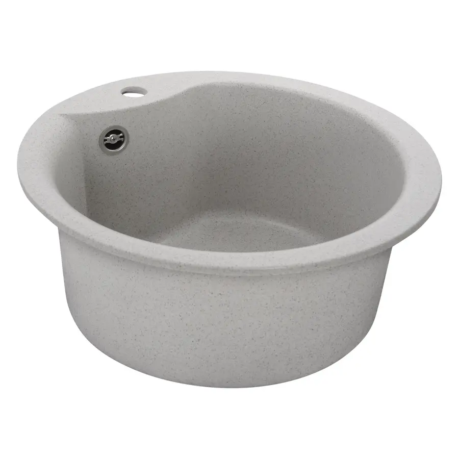 Гранітна мийка для кухні Platinum 480 TURAS матова Топаз