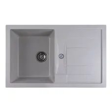 Гранітна мийка для кухні Platinum 7850 TROYA матова Топаз