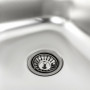 Кухонная мойка из нержавеющей стали прямоугольная Platinum ДЕКОР 7848 (0,8/180 мм)