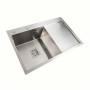Мийка нержавійка Platinum Handmade 78*50B L (два отвори ,квадратний сифон 3.0/1.0)