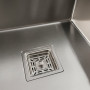 Мийка нержавійка Platinum Handmade 78*50B L (два отвори ,квадратний сифон 3.0/1.0)