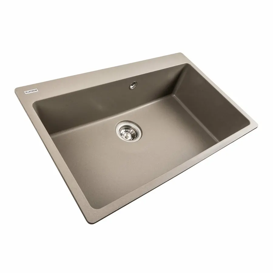 Гранітна мийка для кухні Platinum 7850 Bogema матовий Титан