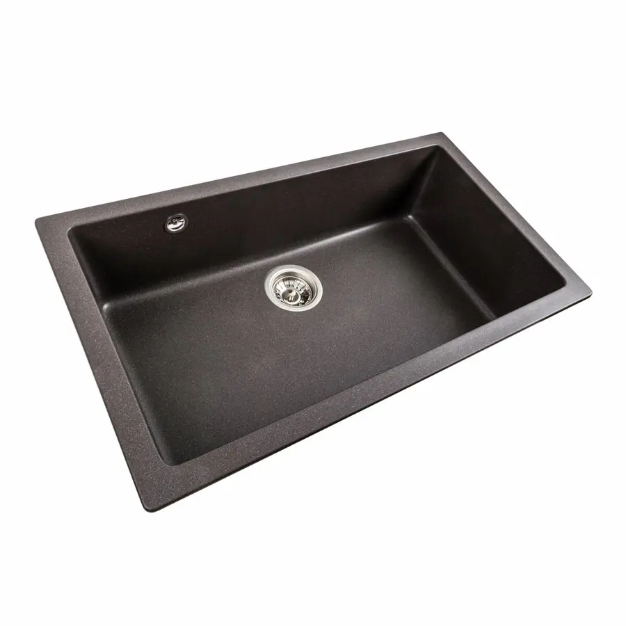 Гранітна мийка для кухні Platinum 7945 Paruana матовий Гренадін