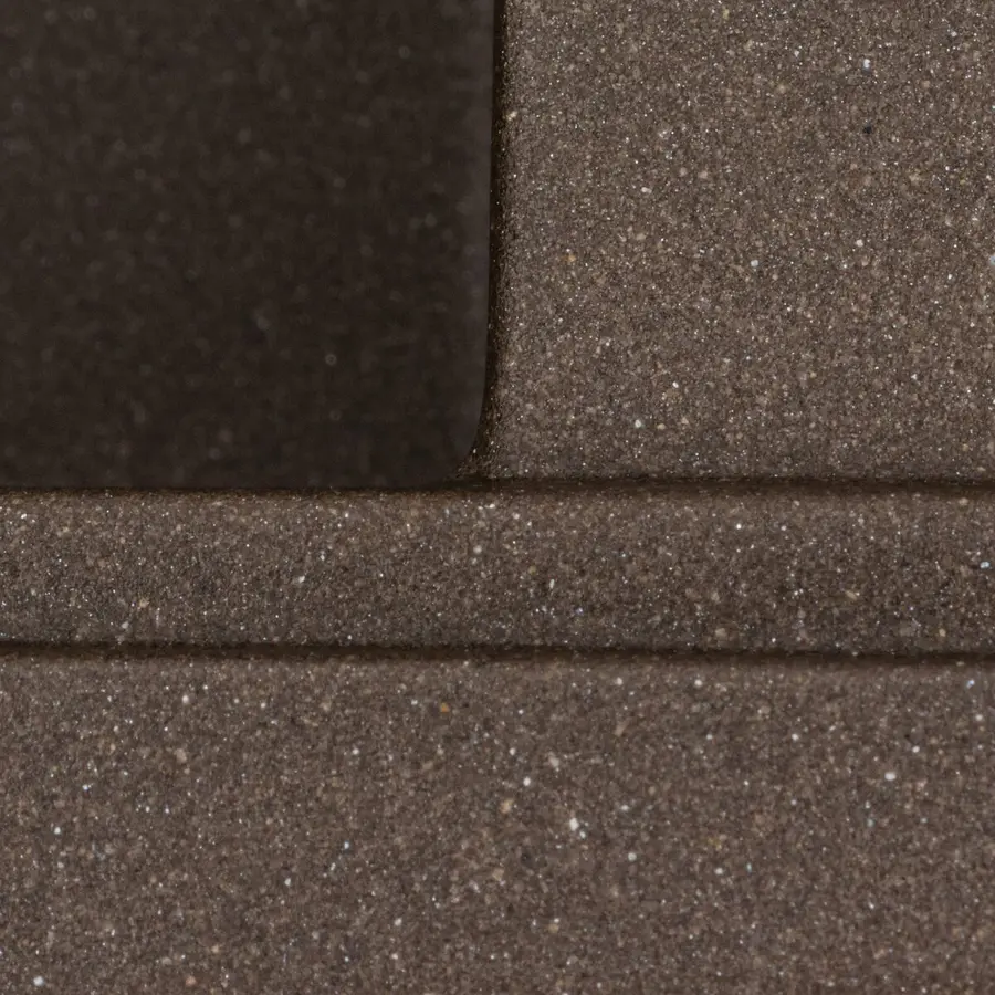 Гранітна мийка для кухні Platinum 7950 AZURIT матова Темна скеля