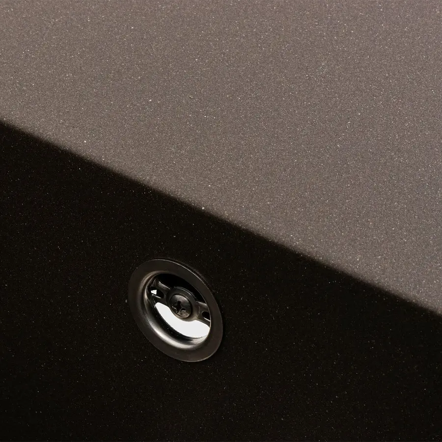 Гранітна мийка для кухні Platinum 7950 AZURIT матова Темна скеля