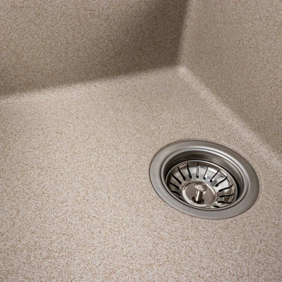 Гранитная мойка для кухни Platinum 6550 LOTOS матовая Сафари