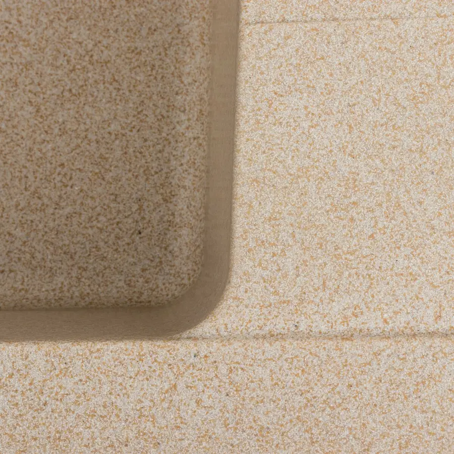 Гранітна мийка для кухні Platinum 6250 ZIRKONE матовий Сафарі