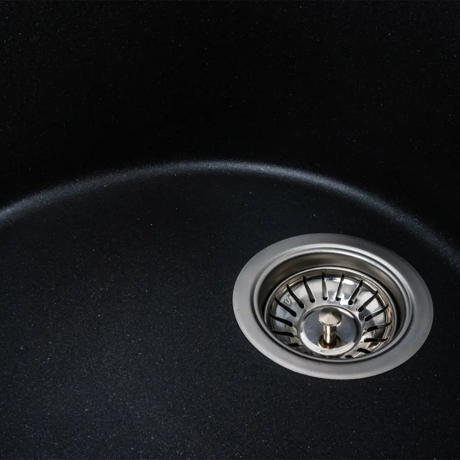 Гранітна мийка для кухні Platinum 5847 ONYX матовий Моріон