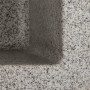 Гранитная мойка для кухни Platinum 4040 RUBA матовый серый