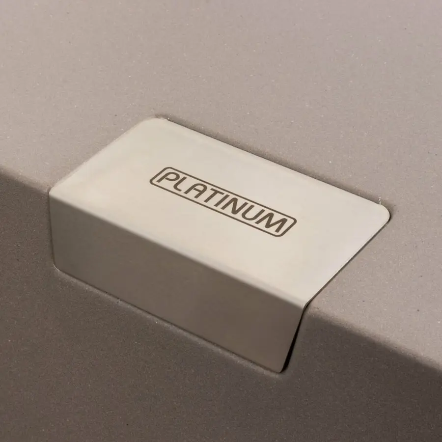 Гранитная мойка для кухни Platinum 8650 DIAMOND матовая Дюна