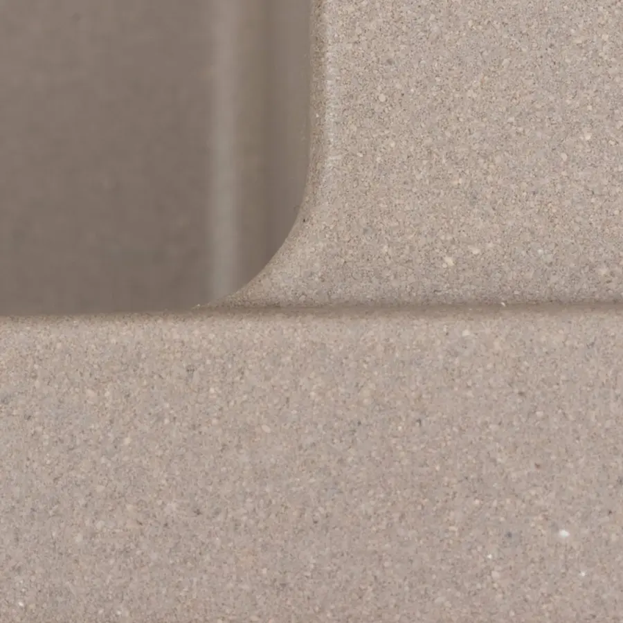 Гранитная мойка для кухни Platinum 8650 DIAMOND матовая Дюна