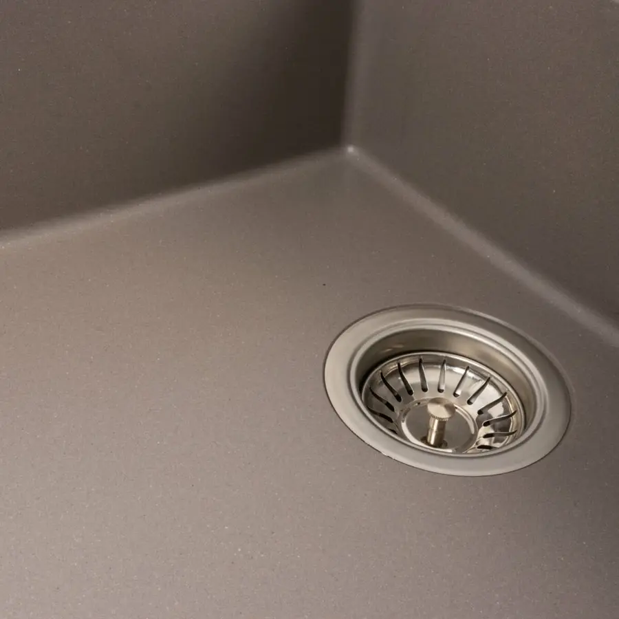 Гранитная мойка для кухни Platinum 8650 DIAMOND матовая Дюна