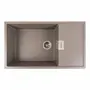 Гранитная мойка для кухни Platinum 8650 DIAMOND матовая Дюна