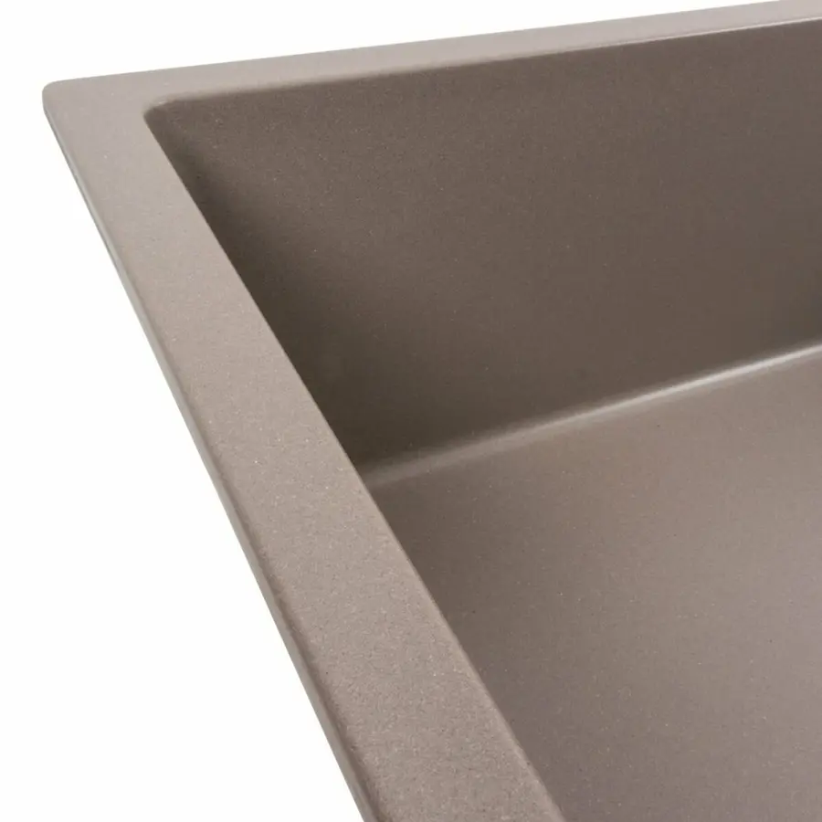 Гранитная мойка для кухни Platinum 8650 DIAMOND матовая Дюна