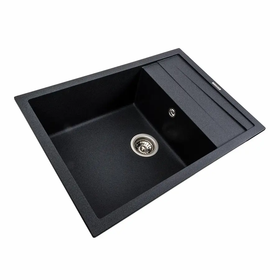 Кухонная мойка гранитная матовая 7050 CASCADA Platinum Карбон
