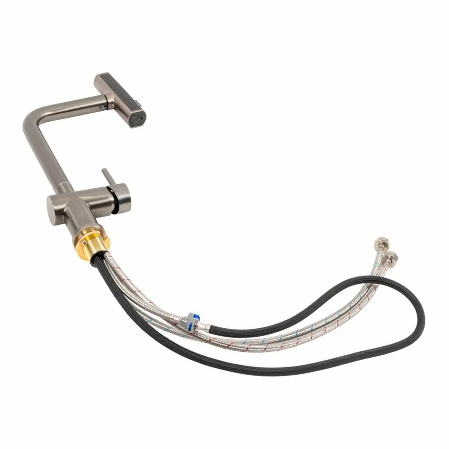 Кухонный смеситель PVD черный Platinum IB2013BR