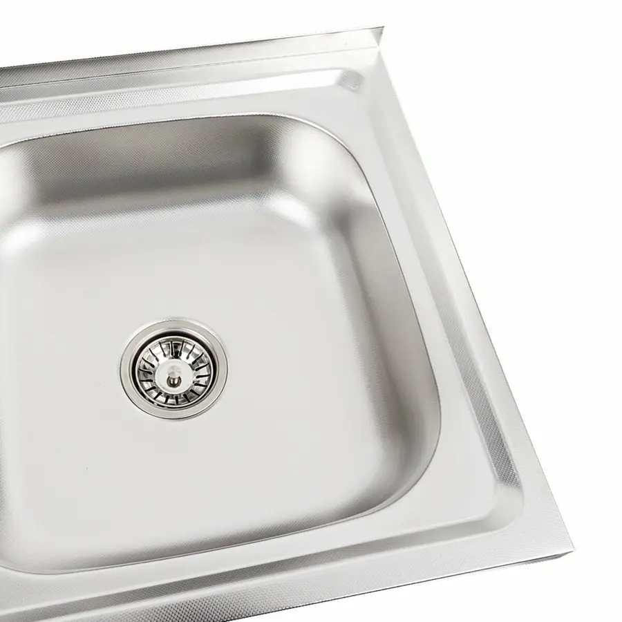 Кухонна мийка з нержавіючої сталі Valeso ДЕКОР 8050 R (0,7/160 мм)