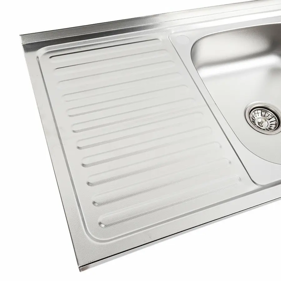 Кухонна мийка з нержавіючої сталі Valeso ДЕКОР 8050 R (0,7/160 мм)