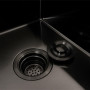 Кухонна мийка CM 58*48 L чорна PVD VALESO Handmade (круглий сифон 3,0/0,8)